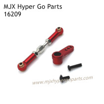 MJX Hyper Go 16209 Upgrade Parts Steering Connect Rod and Arm Red