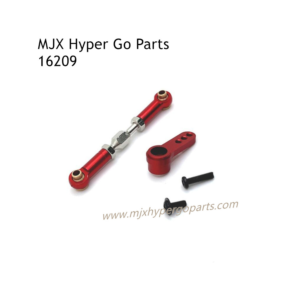 MJX Hyper Go 16209 Upgrade Parts Steering Connect Rod and Arm Red MJX Hyper Go 16209 Upgrade Parts Steering Connect Rod and Arm Red