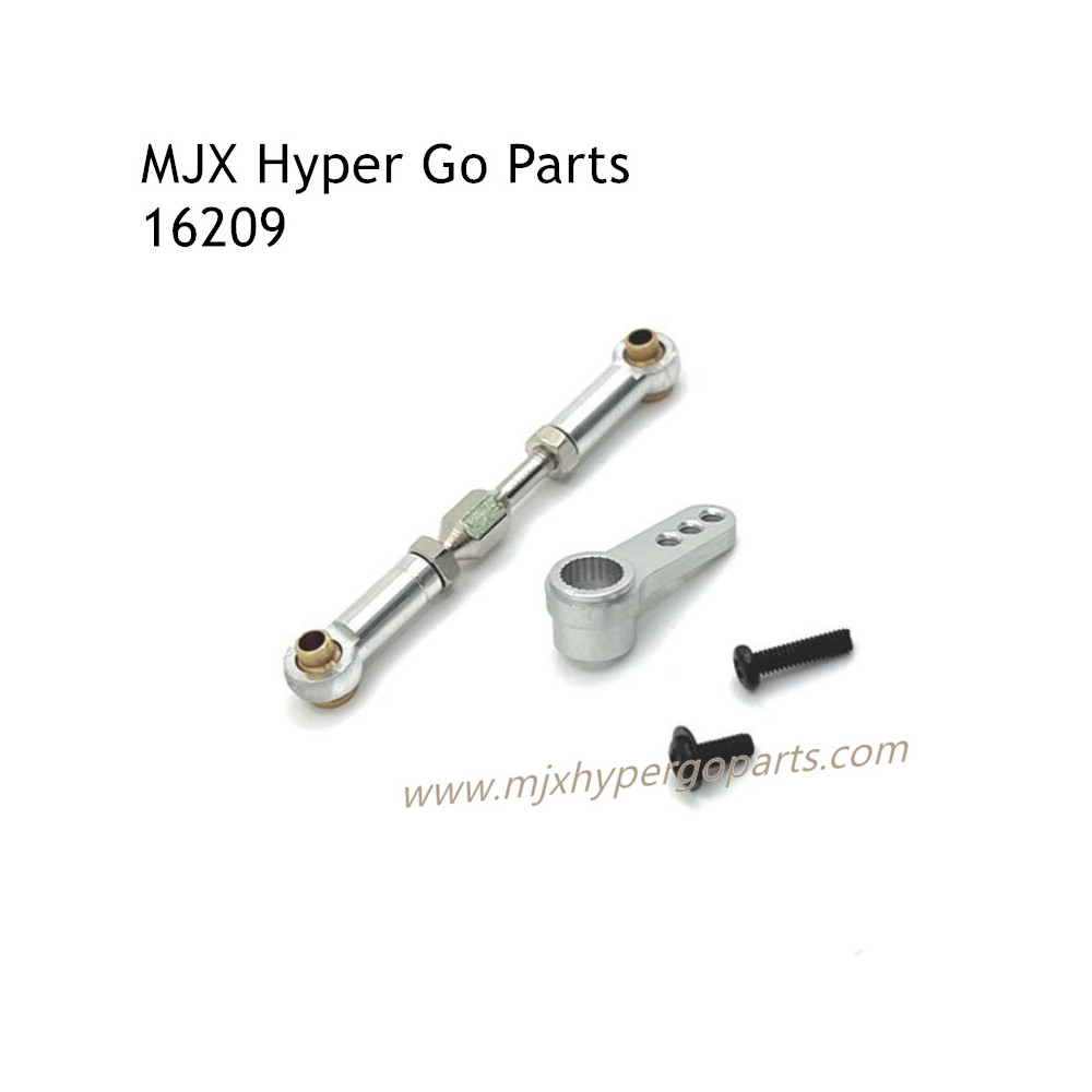 MJX Hyper Go 16209 Upgrade Parts Steering Connect Rod and Arm Silver MJX Hyper Go 16209 Upgrade Parts Steering Connect Rod and Arm Silver