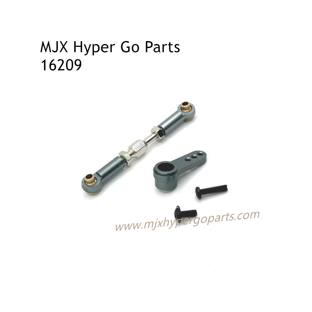 MJX Hyper Go 16209 Upgrade Parts Steering Connect Rod and Arm Gray MJX Hyper Go 16209 Upgrade Parts Steering Connect Rod and Arm Gray