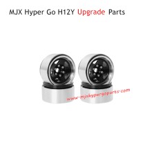MJX Hyper Go H12Y Upgrade Parts Wheels Hubs Black
