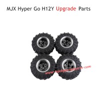 MJX Hyper Go H12Y Upgrade Parts Wheels Black