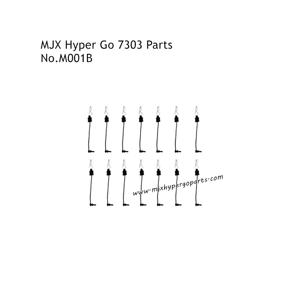 MJX Hyper Go 7303 High Speed RC Car Parts Car R-buckles  M001B