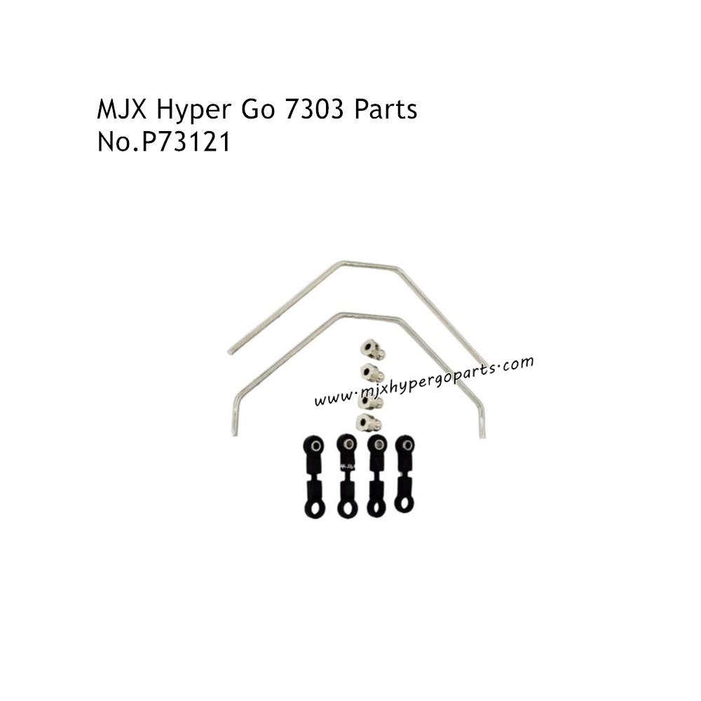 MJX Hyper Go 7303 RC Car Parts Front and Rear Sway Bars P73121