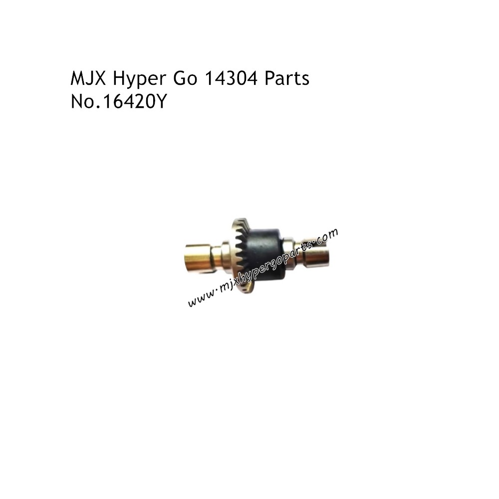 MJX Hyper Go 14304 Brushless RC Car Parts Metal Gear Differential Boxes 16420Y