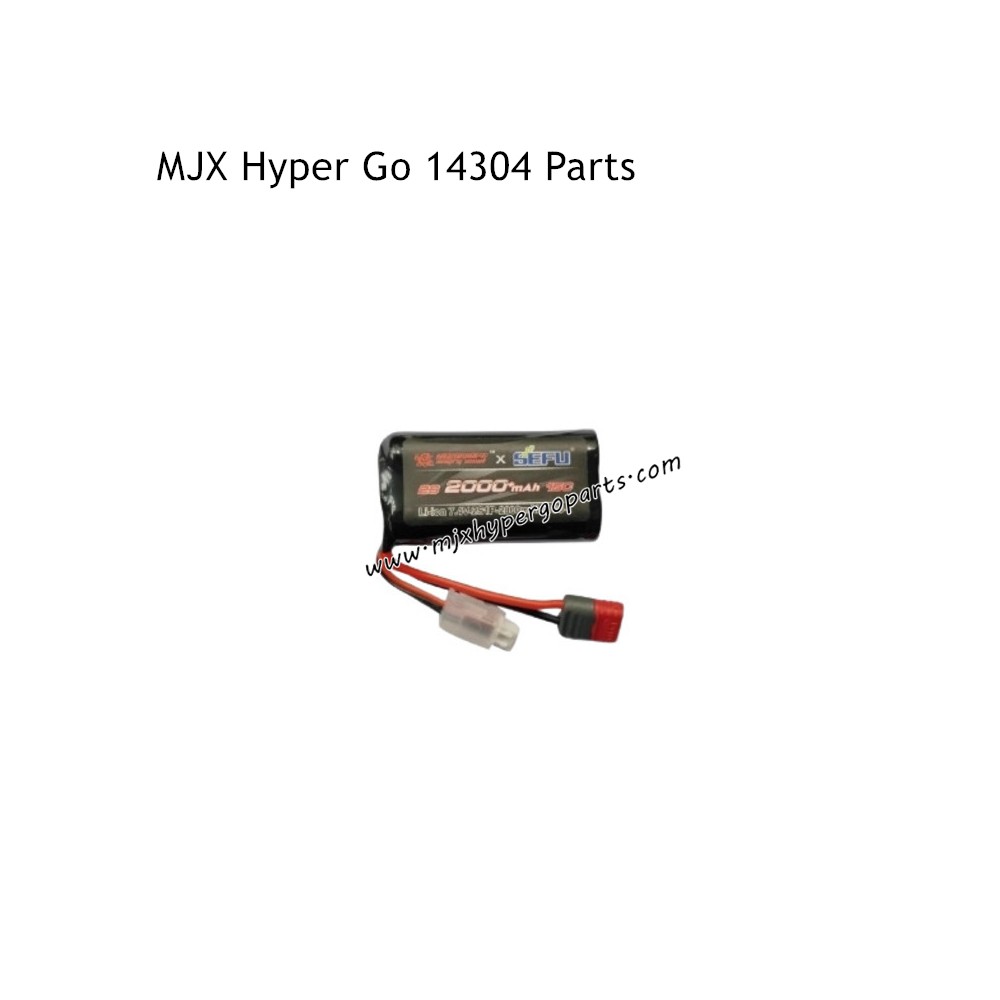 MJX Hyper Go 14304 Brushless RC Car Parts 7.4V 2000mAh Battery