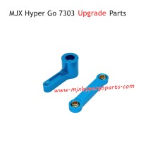 MJX Hyper Go 7303 Upgrade Parts Servo Arm and Servo Steering Linkage Blue