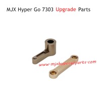MJX Hyper Go 7303 Upgrade Parts Servo Arm and Servo Steering Linkage Champagne Gold