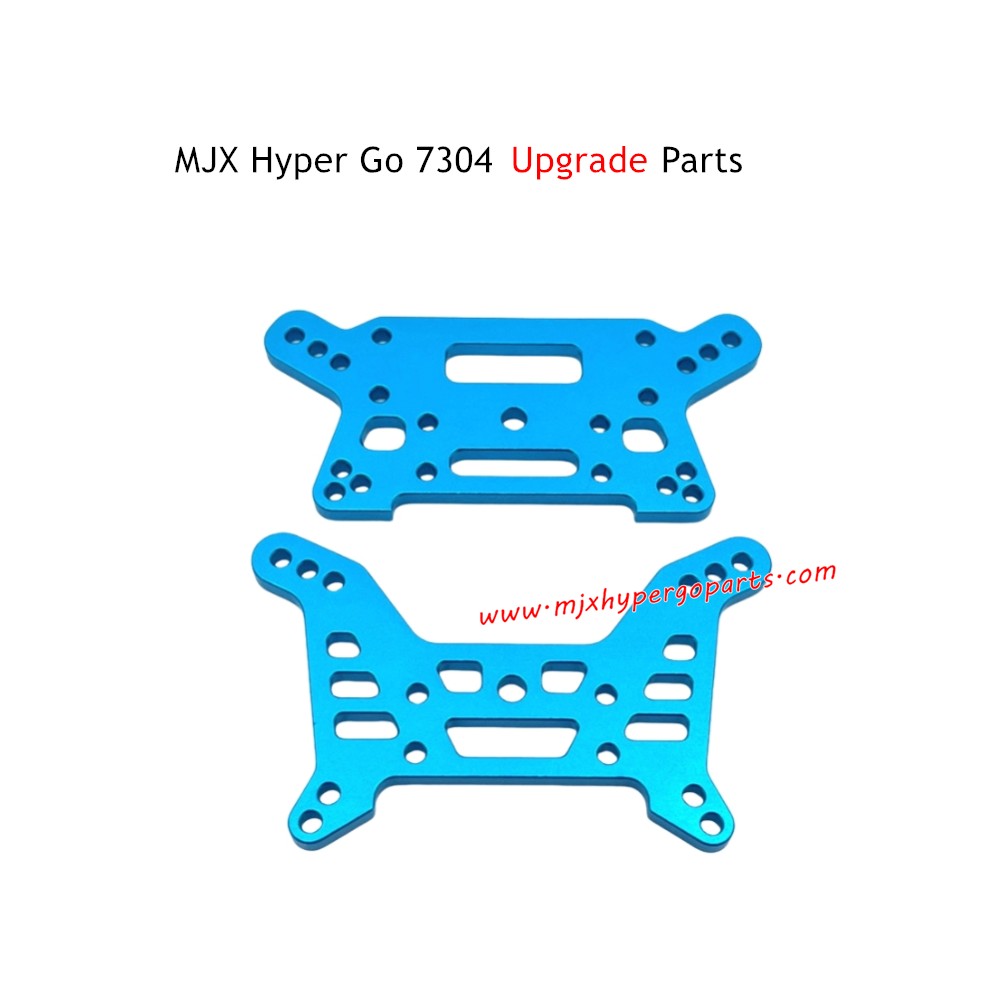 MJX Hyper Go 7304 Upgrade Parts Front and Rear Shock Absorber Mounts Blue MJX Hyper Go 7304 Upgrade Parts Front and Rear Shock Absorber Mounts Blue