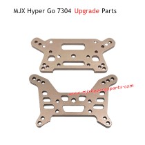 MJX Hyper Go 7304 Upgrade Parts Front and Rear Shock Absorber Mounts Champagne Gold