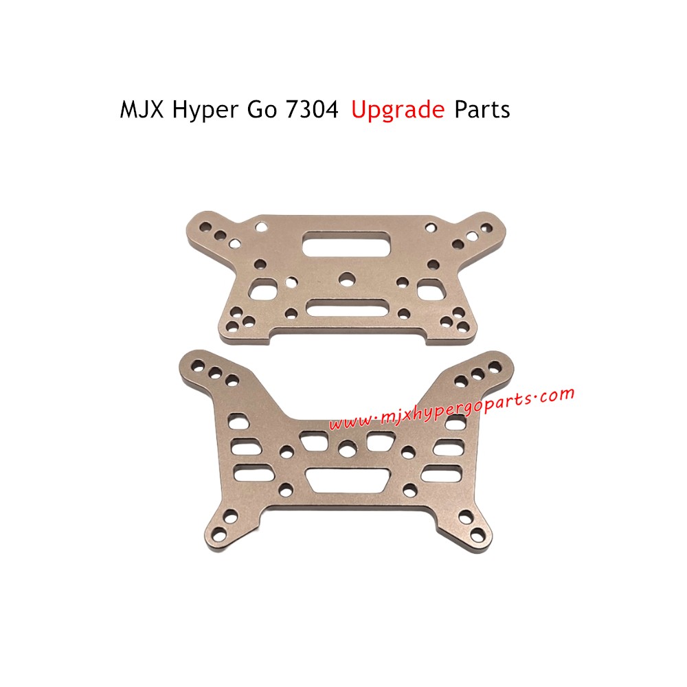 MJX Hyper Go 7304 Upgrade Parts Front and Rear Shock Absorber Mounts Champagne Gold MJX Hyper Go 7304 Upgrade Parts Front and Rear Shock Absorber Mounts Champagne Gold