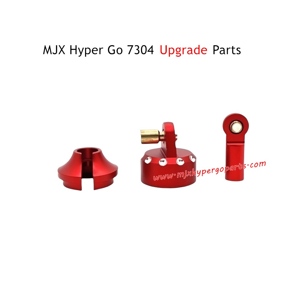 MJX Hyper Go 7304 Upgrade Parts Front Rear Stock Shock Replacements Red