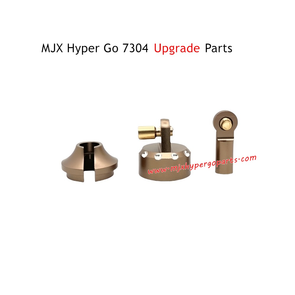 MJX Hyper Go 7304 Upgrade Parts Front Rear Stock Shock Replacements Champagne Gold