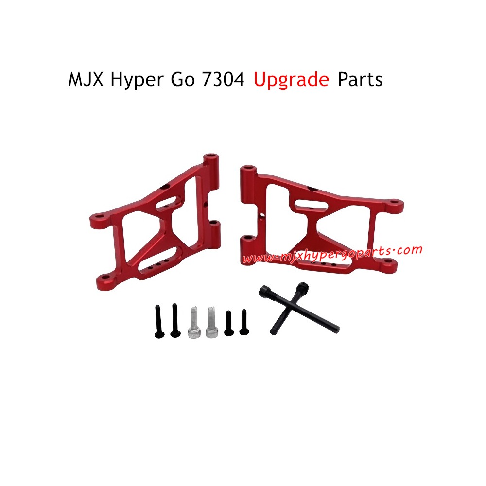 MJX Hyper Go 7304 Upgrade Parts Front Lower Swing Arms Red