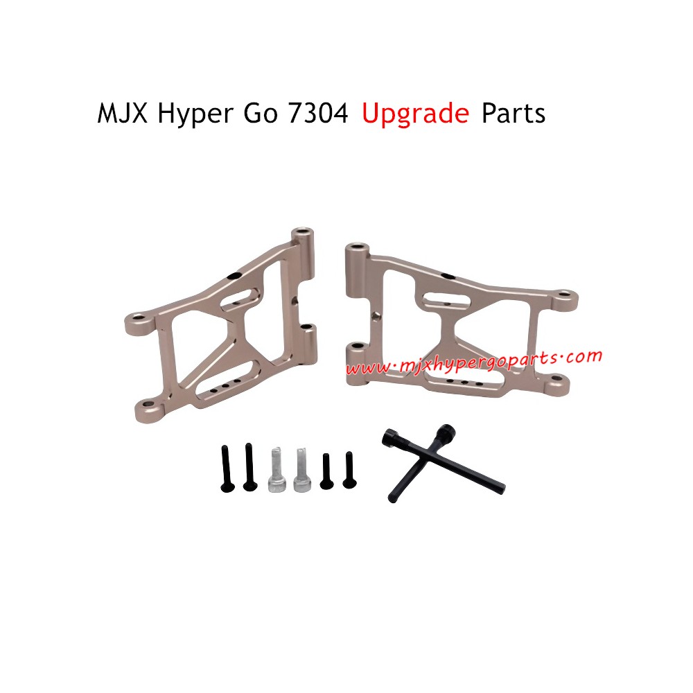 MJX Hyper Go 7304 Upgrade Parts Front Lower Swing Arms Champagne Gold