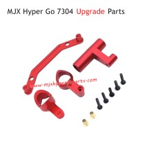 MJX Hyper Go 7304 Upgrade Parts Front Steering Assembly Red