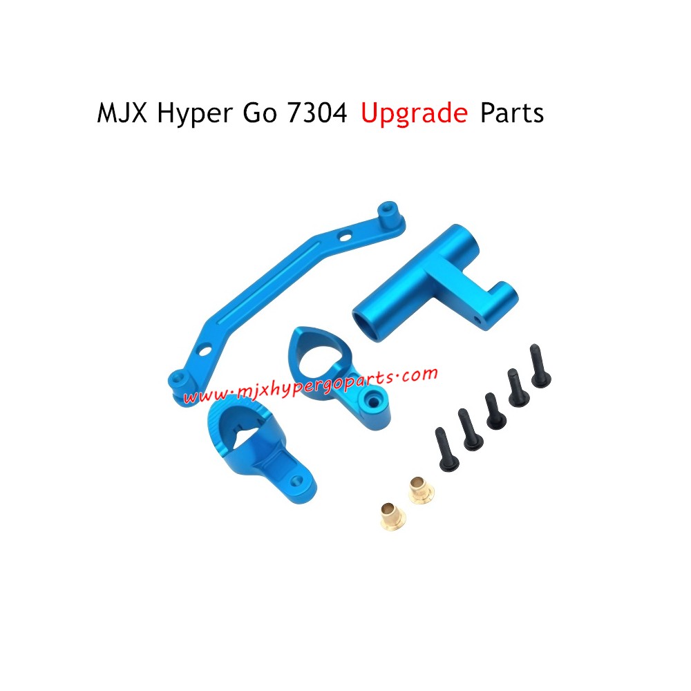 MJX Hyper Go 7304 Upgrade Parts Front Steering Assembly Blue