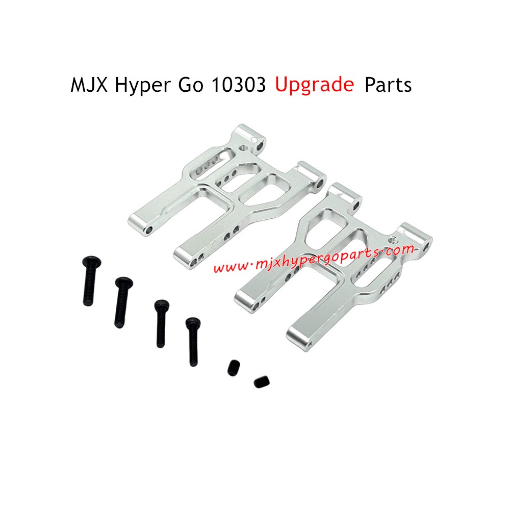 MJX Hyper Go 10303 Upgrade Parts Front Lower Swing Arm Silver