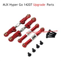 MJX Hyper Go 14207 Upgrade Parts Adjustable Front and Rear Tie Rod Red