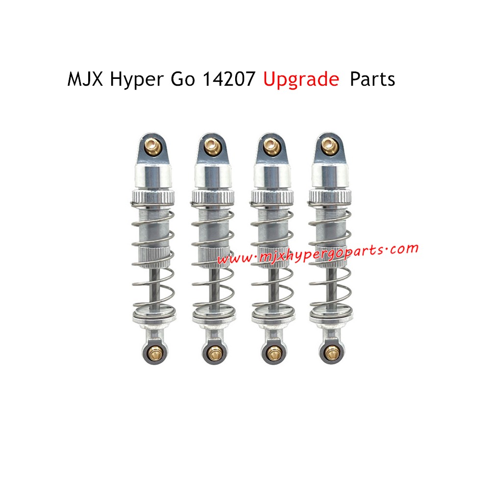 MJX Hyper Go 14207 Upgrade Parts Adjustable Hydraulic Shock Absorber Siilver