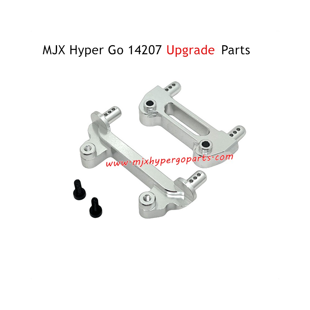 MJX Hyper Go 14207 Upgrade Parts Front and Rear Body Pillars Silver