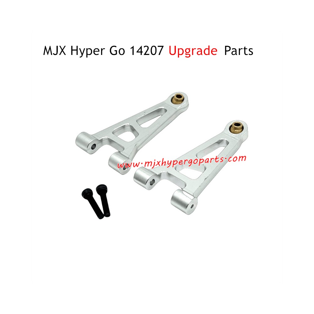 MJX Hyper Go 14207 Upgrade Parts Front Upper Swing Arm Silver