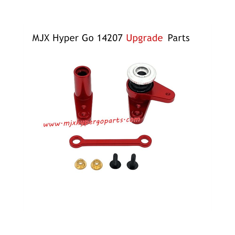 MJX Hyper Go 14207 Upgrade Parts Steering Assembly Red