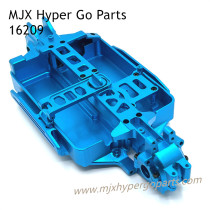 MJX Hyper Go 16209 Upgrade Parts Metal Chassic and Front Rear Gearbox Cover Blue