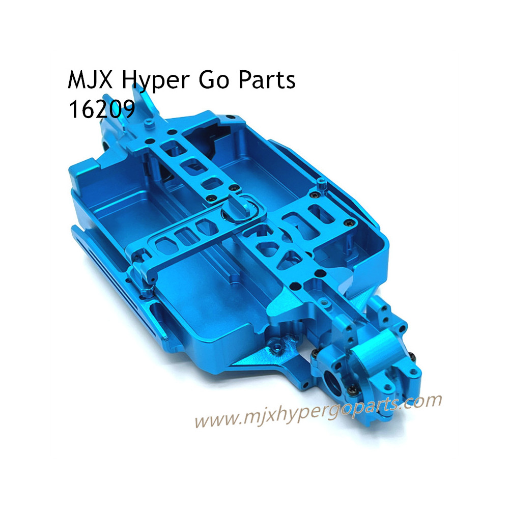 MJX Hyper Go 16209 Upgrade Parts Metal Chassic and Front Rear Gearbox Cover Blue MJX Hyper Go 16209 Upgrade Parts Metal Chassic and Front Rear Gearbox Cover Blue