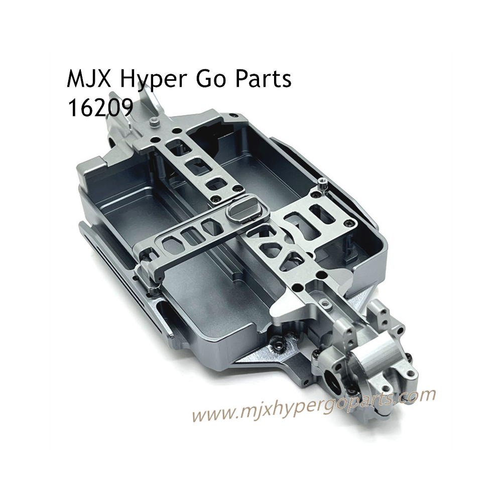 MJX Hyper Go 16209 Upgrade Parts Metal Chassis and Front Rear Gearbox Cover Gray MJX Hyper Go 16209 Upgrade Parts Metal Chassis and Front Rear Gearbox Cover Gray