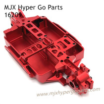 MJX Hyper Go 16209 Upgrade Parts Metal Chassis and Front Rear Gearbox Cover Red