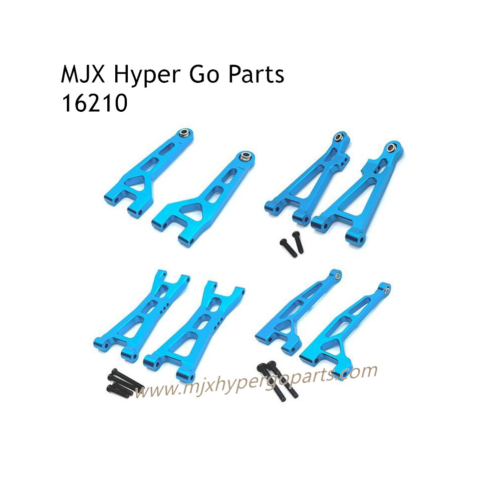 MJX Hyper Go 16210 Upgrades Parts Swing Arm Kit Blue MJX Hyper Go 16210 Upgrades Parts Swing Arm Kit Blue