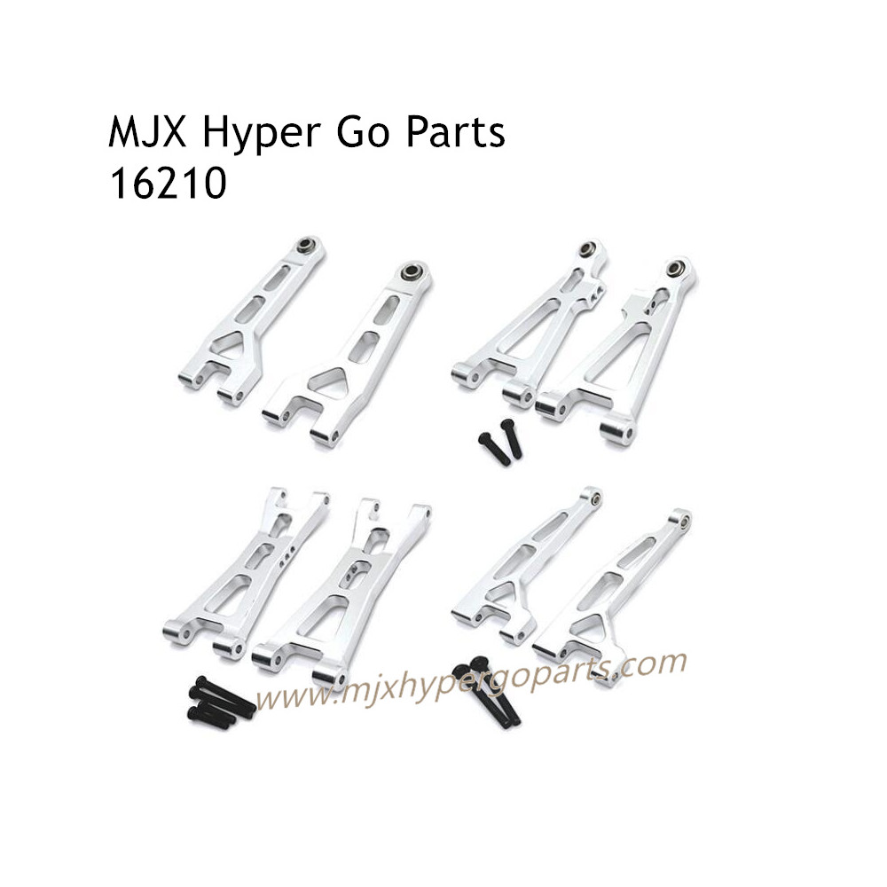MJX Hyper Go 16210 Upgrades Parts Swing Arm Kit Silver MJX Hyper Go 16210 Upgrades Parts Swing Arm Kit Silver