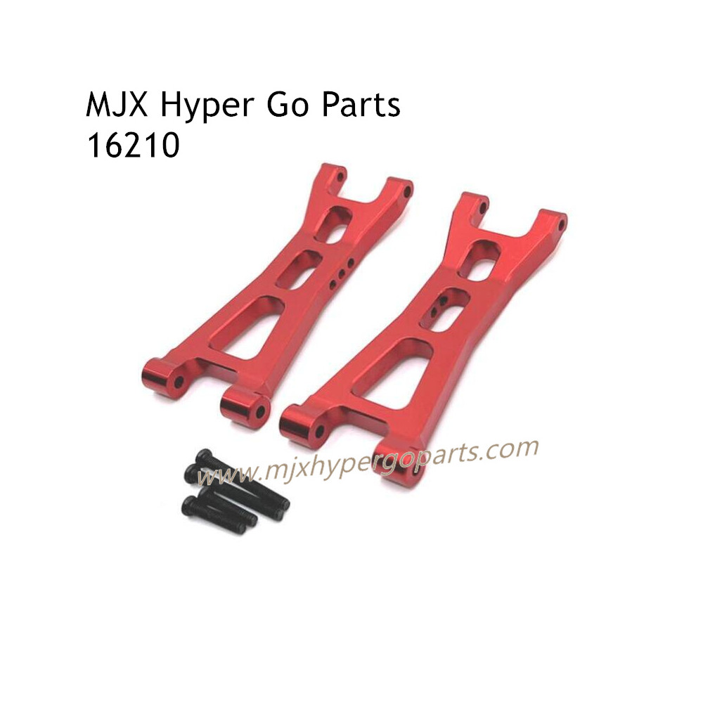 MJX Hyper Go 16210 Upgrades Parts Rear Lower Swing Arm Kit Red MJX Hyper Go 16210 Upgrades Parts Rear Lower Swing Arm Kit Red