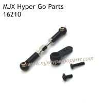 MJX Hyper Go 16210 Upgrades Parts Front Steering Connect Rod and Arm Black