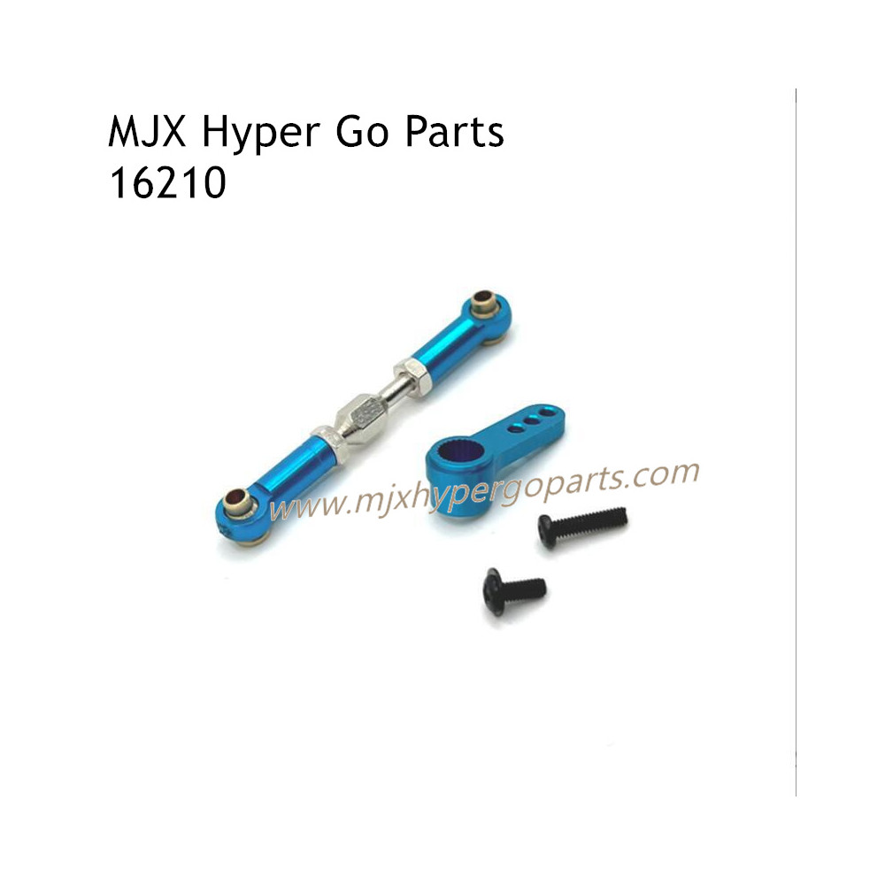 MJX Hyper Go 16210 Upgrades Parts Front Steering Connect Rod and Arm Blue MJX Hyper Go 16210 Upgrades Parts Front Steering Connect Rod and Arm Blue