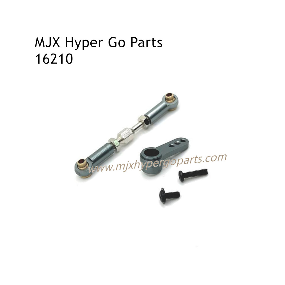 MJX Hyper Go 16210 Upgrades Parts Front Steering Connect Rod and Arm Gray MJX Hyper Go 16210 Upgrades Parts Front Steering Connect Rod and Arm Gray