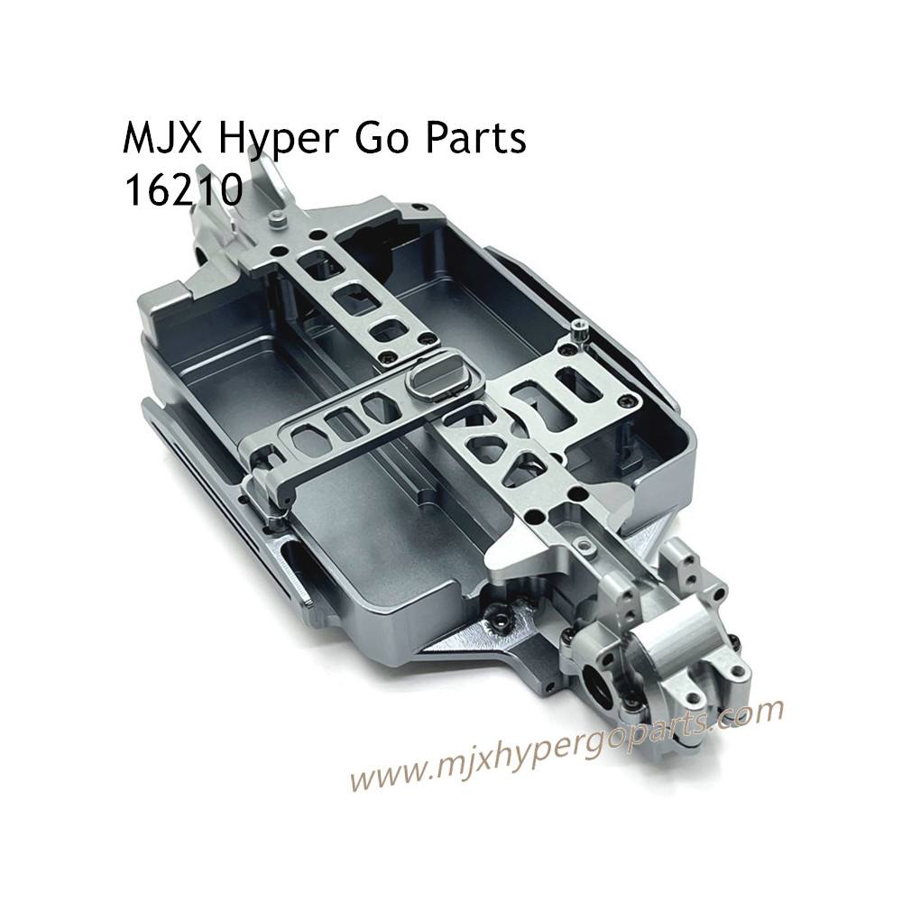 MJX Hyper Go 16210 Upgrades Parts Metal Chassis and Front Rear Gearbox Cover Gray MJX Hyper Go 16210 Upgrades Parts Metal Chassis and Front Rear Gearbox Cover Gray