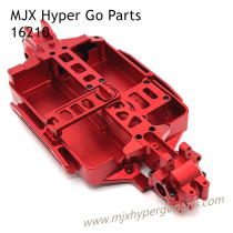 MJX Hyper Go 16210 Upgrades Parts Metal Chassis and Front Rear Gearbox Cover Red
