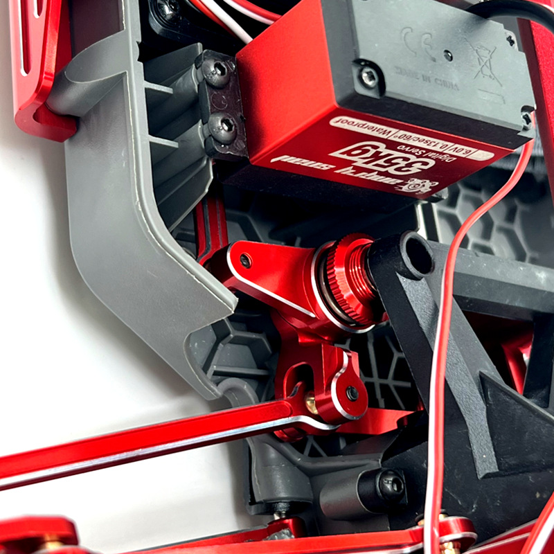 MJX-Hyper-Go-10208-Upgrade-Parts-Steering-Connect-Rod-Set-Red-Overview