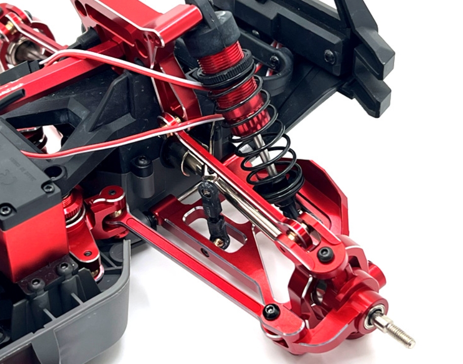 MJX-Hyper-Go-10208-Upgrade-Parts-Front-Lower-Swing-Arms-Red-Overview