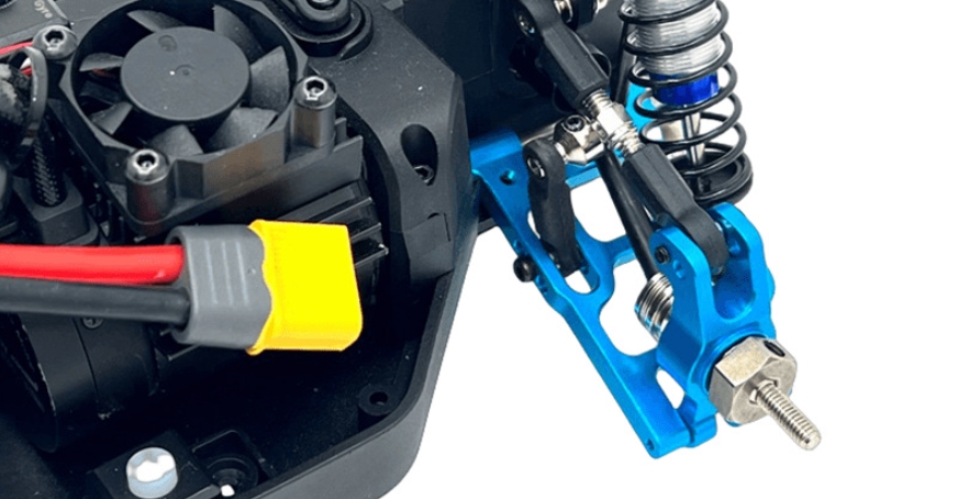 MJX Hyper Go 10303 RC Car Upgrade Parts Rear Cup Blue Overview