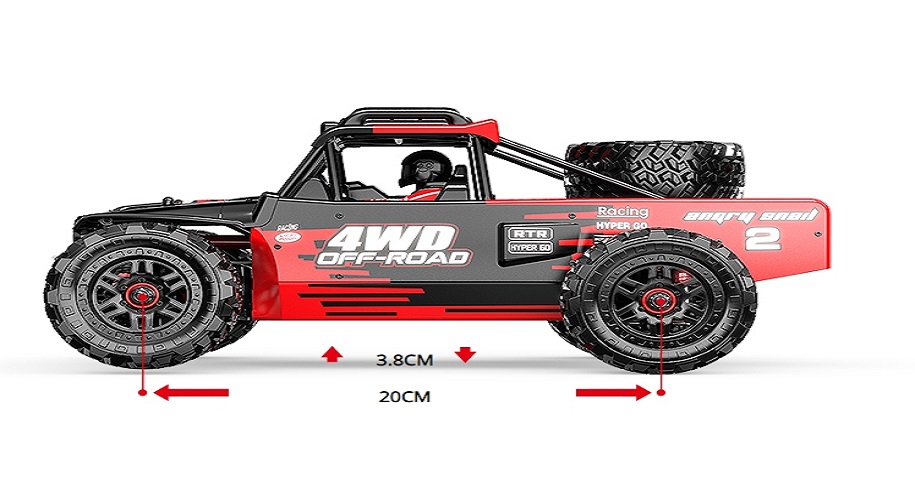 MJX Hyper Go 14209 2.4G 4WD RC Car Left Side Overview