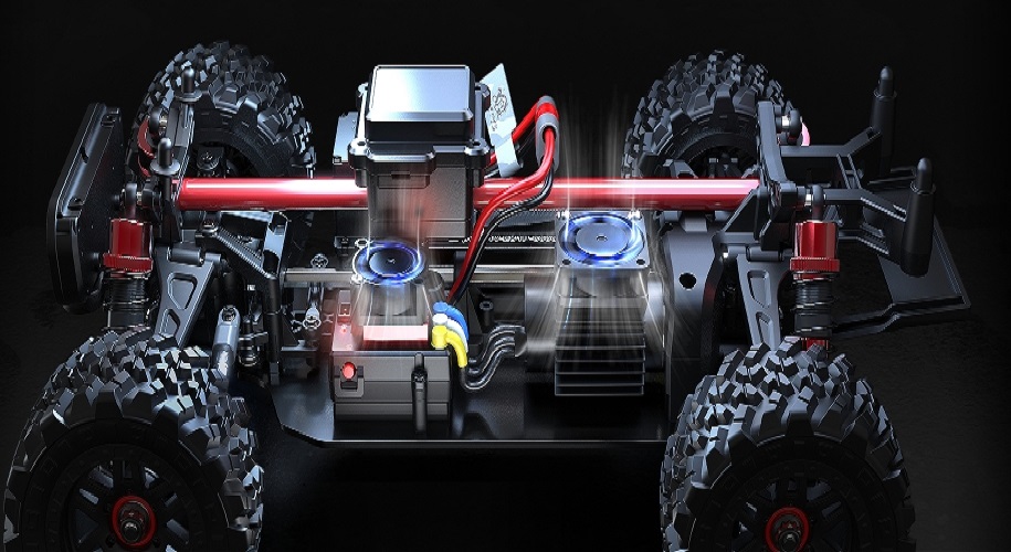 MJX Hyper Go 14209 1/14 Scale All-Terrain Vehicle Inside Overview