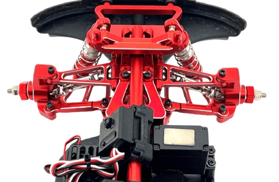 MJX-Hyper-Go-14210-Upgrade-Parts-Front-Gearbox-Lower-Cover-Red-Overview