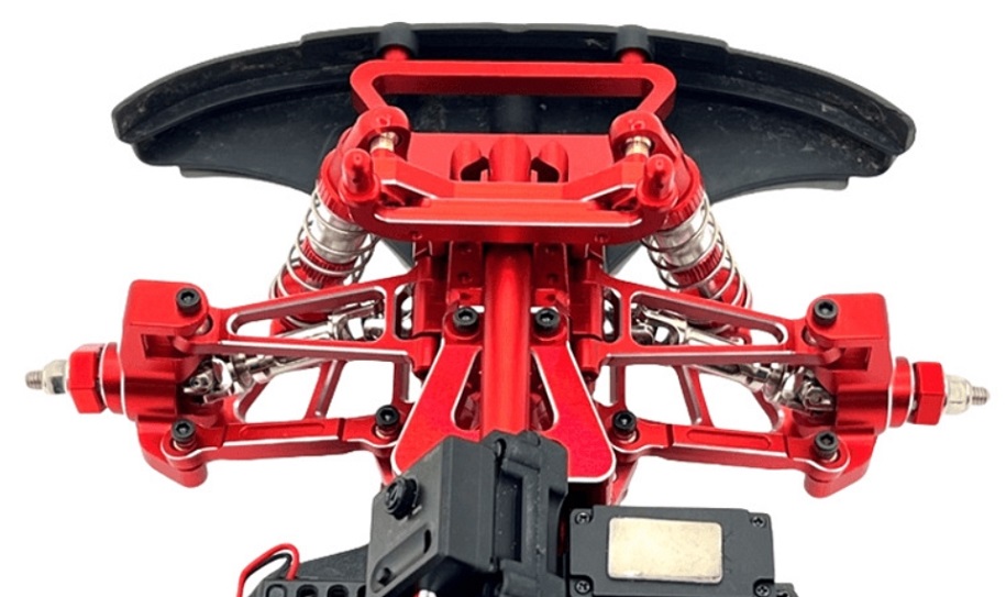 MJX-Hyper-Go-14301-Upgrade-Parts-Front-Gearbox-Lower-Cover-Red-Overview