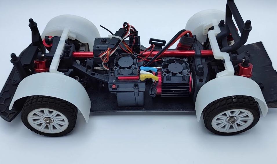 MJX-Hyper-Go-14303-RC-Car-Parts-Fender-and-Armor-Kits-Gray-Overview