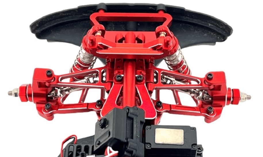 MJX-Hyper-Go-14303-Upgrade-Parts-Front-Gearbox-Lower-Cover-Red-Overview