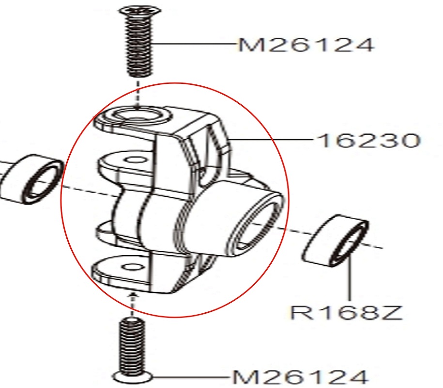 MJX Hyper Go 16209 RC Car Parts Steering Seat 16230