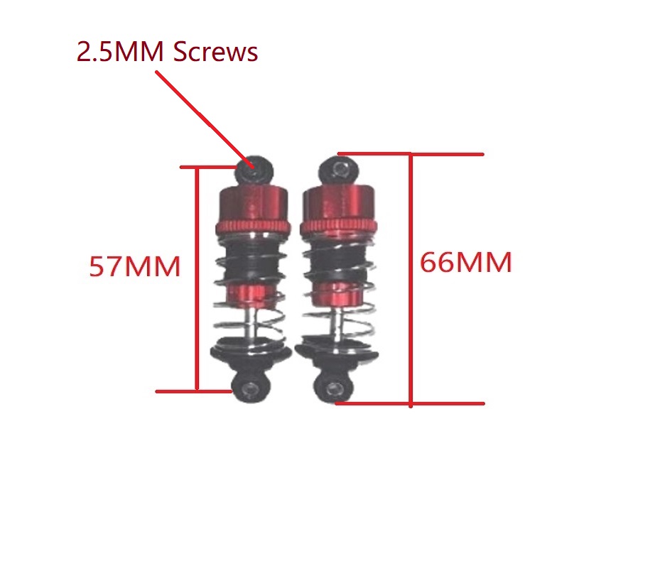 MJX Hyper Go 16210 High Speed Racing Car Parts Nylon Shocks 16500R
